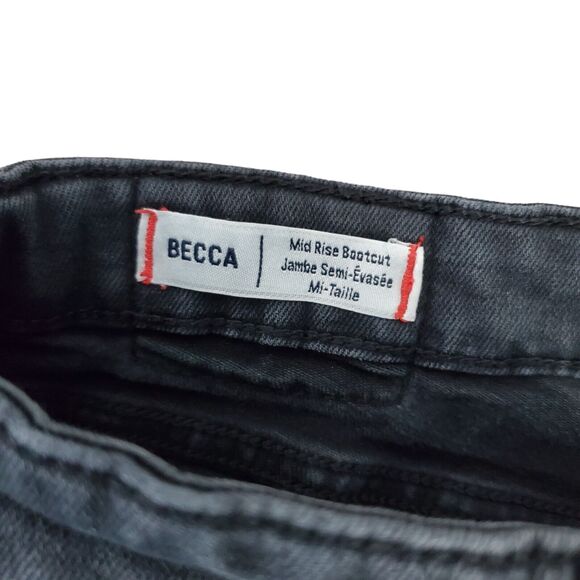 TRUE RELIGION Jeans BECCA Womens 31 Black Mid Rise Casual Designer Denim Outdoor - Picture 10 of 12